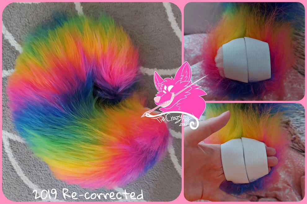 Fursuit husky tail 2021 re-corrected edition [made in 2019]