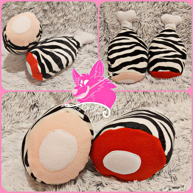 Zepra Leg Fursuit Prop Plush [2021]