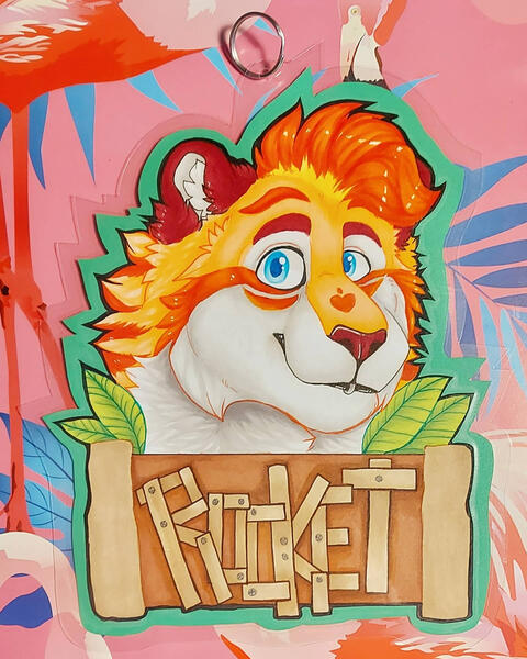 Headshot Badge [samcasticat, Instagram 2020]