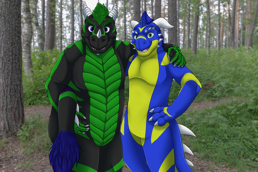 Full Body Character Art [Kheldis, Email/Furaffinity 2021]